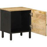 vidaXL Nočna omarica 2 kosa črna 40x33,5x46 cm trden mangov les | Shoptok.si
