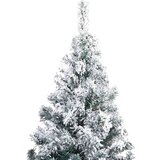 vidaXL Umetna predpražena božična jelka s setom kroglic Zelena 400 cm | Shoptok.si
