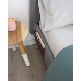 Kave Home Bijeli/u prirodnoj boji stolac od masivnog drva munggura Brocsy – | shoptok.hr