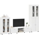  Set TV komoda FLORIN 3 kom. Bijelo Konstruirano drvo | shoptok.hr