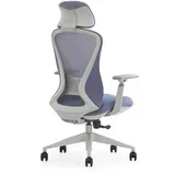 Ultra Ergonomska kancelarijska stolica Conference Lite Silver Blue