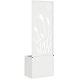  Privatnost u vrtu Bijelo 50 x 150 cm Hladno valjana čelična | shoptok.hr