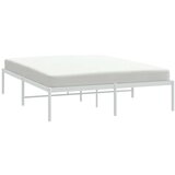 Metalni Kovinski posteljni okvir bel 140x200 cm, (20725121) | Shoptok.si