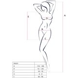 Passion Mrežasta oblekica BS025, črna Cene
