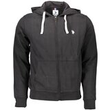 U.S. Polo Assn. US POLO SWEATSHIRT WITH ZIP MAN BLACK Cene