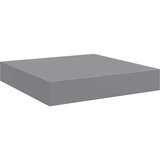  Plutajuća zidna polica siva 23 x 23,5 x 3,8 cm MDF | shoptok.hr