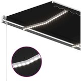  Automatska tenda sa senzorom za vjetar LED 350x250 cm antracit | shoptok.hr