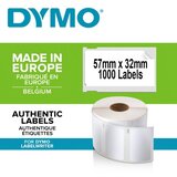 Dymo Authentic LabelWriter Multi-Purpose Labels | 57 mm x 32 mm | Self-Adhesive | Roll of 1000 Easy-Peel Labels for LabelWriter Label Makers | Made in Europe Cijene