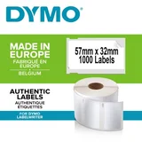 Authentic LabelWriter Multi-Purpose Labels | 57 mm x 32 mm | Self-Adhesive | Roll of 1000 Easy-Peel Labels for LabelWriter Label Makers | Made in Europe