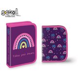 Scool Jednodelna puna pernica sa dva flepa SC2432 | ePonuda.com