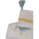 Lorena Canals Preproga iz bombaža Azteca Natural Vintage Blue - 140x200 cm | Shoptok.si