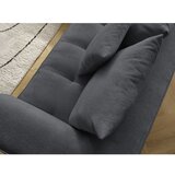 Bobochic Paris Tamno siva kutna garnitura od šenila (s lijevim kutom/u obliku slova L) Whesley – | shoptok.hr