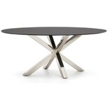 Kave Home Jedilna miza s stekleno mizno ploščo 100x200 cm Argo – | Shoptok.si