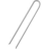  Klinovi za šator U-oblika 6 kom 37 cm Ø 10 mm pocinčani čelik | shoptok.hr