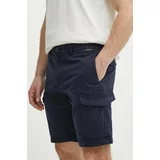 Napapijri Bombažne kratke hlače N-Deline mornarsko modra barva, NP0A4HOT1761