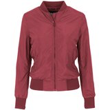 Urban Classics Women's Light Bomber jacket in burgundy | Shoptok.si