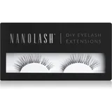 Nanolash DIY Eyelash Extensions šopaste lepilne trepalnice brez vozlička Innocent 36 kos