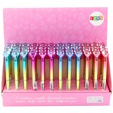 Diamond Ballpoint Pen Shiny Gold Color Blue Refill 0.7mm Mix | shoptok.hr