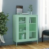 The Living Store Omara za shranjevanje mint zelena 80x35x101,5 cm jeklo - Omara, (21435225) Cene