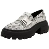 Katy Perry Slip On cipele 'THE GELI COMBAT' siva / crna / prljavo bijela