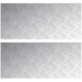  Stepenica Pravokutni 2 pcs Srebrno 90 x 40 cm Aluminij | shoptok.hr