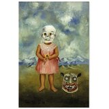  Slika - Frida Kahlo – Girl with Death Mask (She Plays Alone) 20x30 Akustična | shoptok.hr