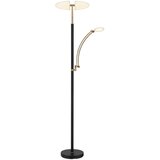 Globo 58909B - LED prigušiva stojeća lampa TIRANA 40W/230V + 5,5W crna | Eponuda.com