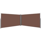 Maison Chic Zložljiva stranska tenda - Senčniki 160x600 cm rjave barve, (22039508) | Shoptok.si