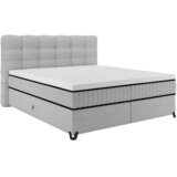 Premium Living Postelja Boxspring Carmen C, Svetlo Siva, 160x200 | Shoptok.si