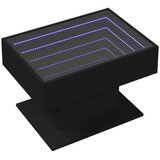  Stolić za kavu LED crni 70x50x45 cm od konstruiranog drva | shoptok.hr
