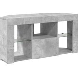  Kotni LED TV ormar 100 x 40 x 50 cm Betonski sivi | shoptok.hr