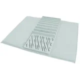 Svijetlo plava plastična podloga za ocjeđivanje posuđa 50x38 cm –