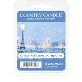Country Candle Christmas Time In The City vosek za aroma lučko 64 g | Shoptok.si
