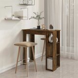  Barski stol s policom boja hrasta 102 x 50 x 103,5 cm drveni | shoptok.hr