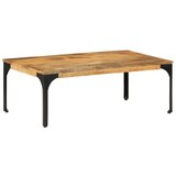 The Living Store Klubska mizica 100x55x35 cm trden mangov les - Klubska Mizica, (21574531) Cene
