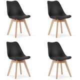  Set od 4 stolice MARK – crna boja | shoptok.hr