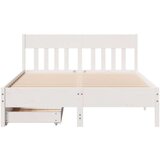 vidaXL Okvir kreveta bez madraca bijeli 135 x 190 cm masivna borovina | shoptok.hr
