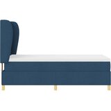  Krevet s opruga kutije s uzglavljem Plava 190 x 90 cm tkanina | shoptok.hr