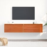  Ormar za Zid s policom Zidne 2 pcs Vosak smeđa 80 x 30 x 35 cm | shoptok.hr