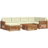  Set vanjskih sofa 7 kom. Prirodna i krem | shoptok.hr