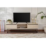 Hanah home TV polica Escape 180 Black Travertine