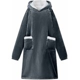  Deka majica s kapuljačom Mornarsko plava L Flis i flanel | shoptok.hr