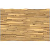  120 x 80 x 75 cm Čvrsto drvo akacije Bijela i crna Pravokutni | shoptok.hr