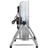  Bubnjasti ventilator s kotačem Srebrno 73 x 42 x 70 cm Aluminij | shoptok.hr