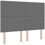  Krevet s opruga kutije Svijetlo siva i bijela. 140 x 200 cm | shoptok.hr