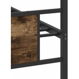  Okvir kreveta bez madraca dimljena boja hrasta 90x190 cm drveni | shoptok.hr