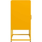 vidaXL Nočna omarica Gorčično rumena 36x39x78 cm Hladno valjano jeklo | Shoptok.si