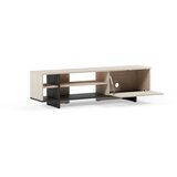 Marckeric Črna TV omarica 160x44x36 cm Cequoia – | Shoptok.si