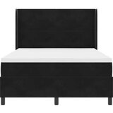  Krevet s opruga kutije s LED trakama Crna 140 x 200 cm Baršun | shoptok.hr
