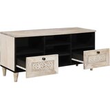 TV Jedinice s policom Bijelo 100 x 33 x 46 cm Konstruirano drvo | shoptok.hr